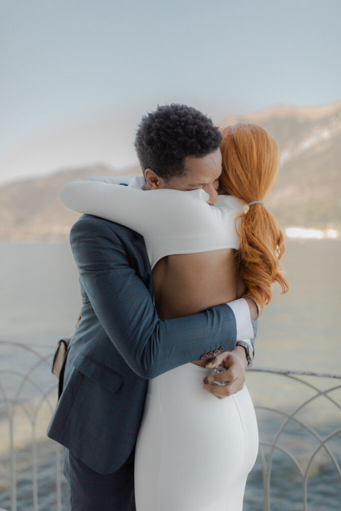 wedding proposal at Villa Melzi